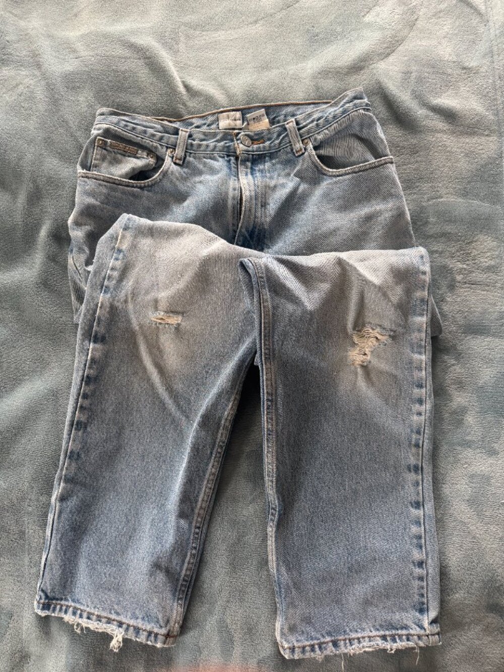 Mens Calvin Klein Distressed Jeans - 32"W  X  30"L